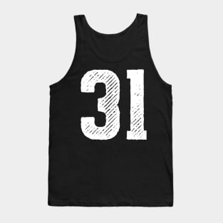 Rough Number 31 Tank Top